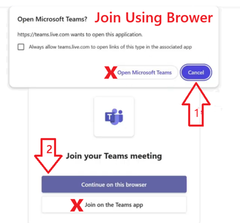 Microsoft TEAMS Virtual Meetings