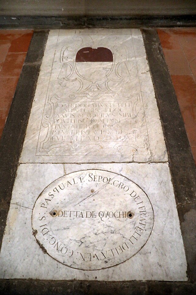Tomb attributed to Beatrice Portinari inside Santa Margherita de' Cerchi, Florence