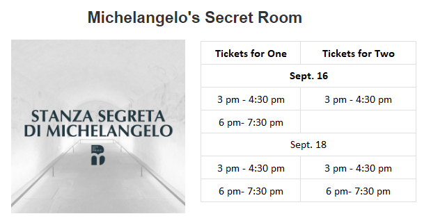 Stanza Segreta secret room Florence